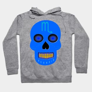 Star Sign Skull Scorpio Hoodie